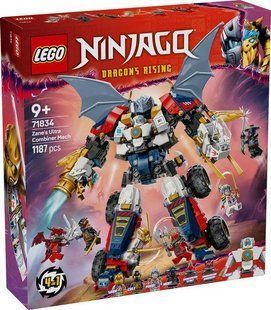 Конструктор LEGO Ninjago Ультраобʼєднувальний робот Зейна 1187 деталей (71834) 71834 фото