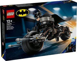 Конструктор LEGO DC Batman Фигурка Бэтмена для сборки и бэтцикл 713 деталей (76273) 76273 фото