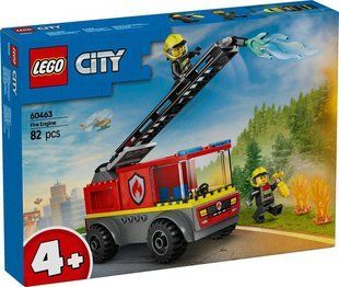Конструктор LEGO City Пожежна машина з драбиною 82 деталі (60463) 60463 фото
