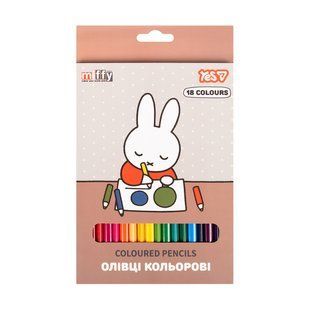 Олівці кольорові Yes Miffy 18 кольорів 290791 фото
