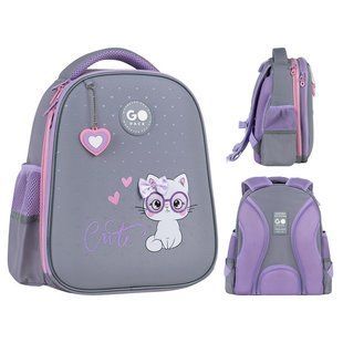Рюкзак шкільний напівкаркасний GoPack Education Cute Kitty GO26-165S-3 GO26-165S-3 фото