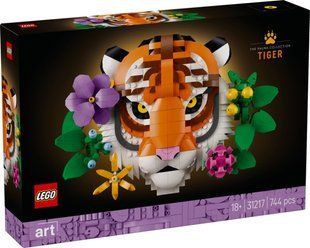 Конструктор LEGO Art Коллекция фауны - Тигр 744 детали (31217) 31213 фото