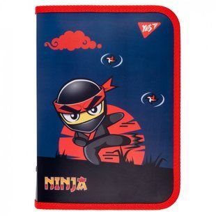 Папка для зошитів пластикова на блискавці Yes Ninja В5 (492154) 492154 фото
