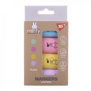 Маркер текстовый Yes Miffy в наборе 4 шт (391093) 391093 фото