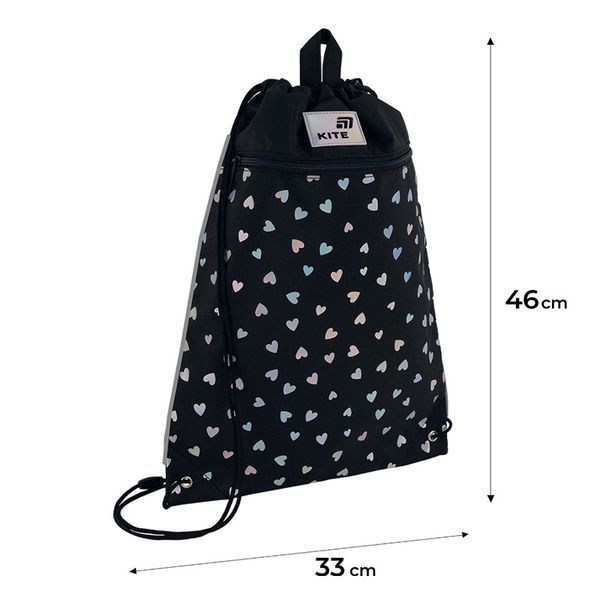 Сумка для взуття Kite Black&Silver K26-601M-14 K26-601M-14 фото